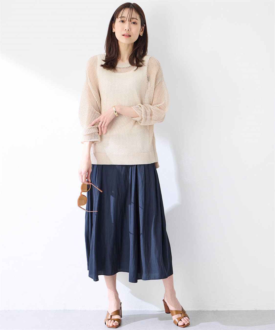 Petit Honfleur メッシュニットプルオーバー_sub_11