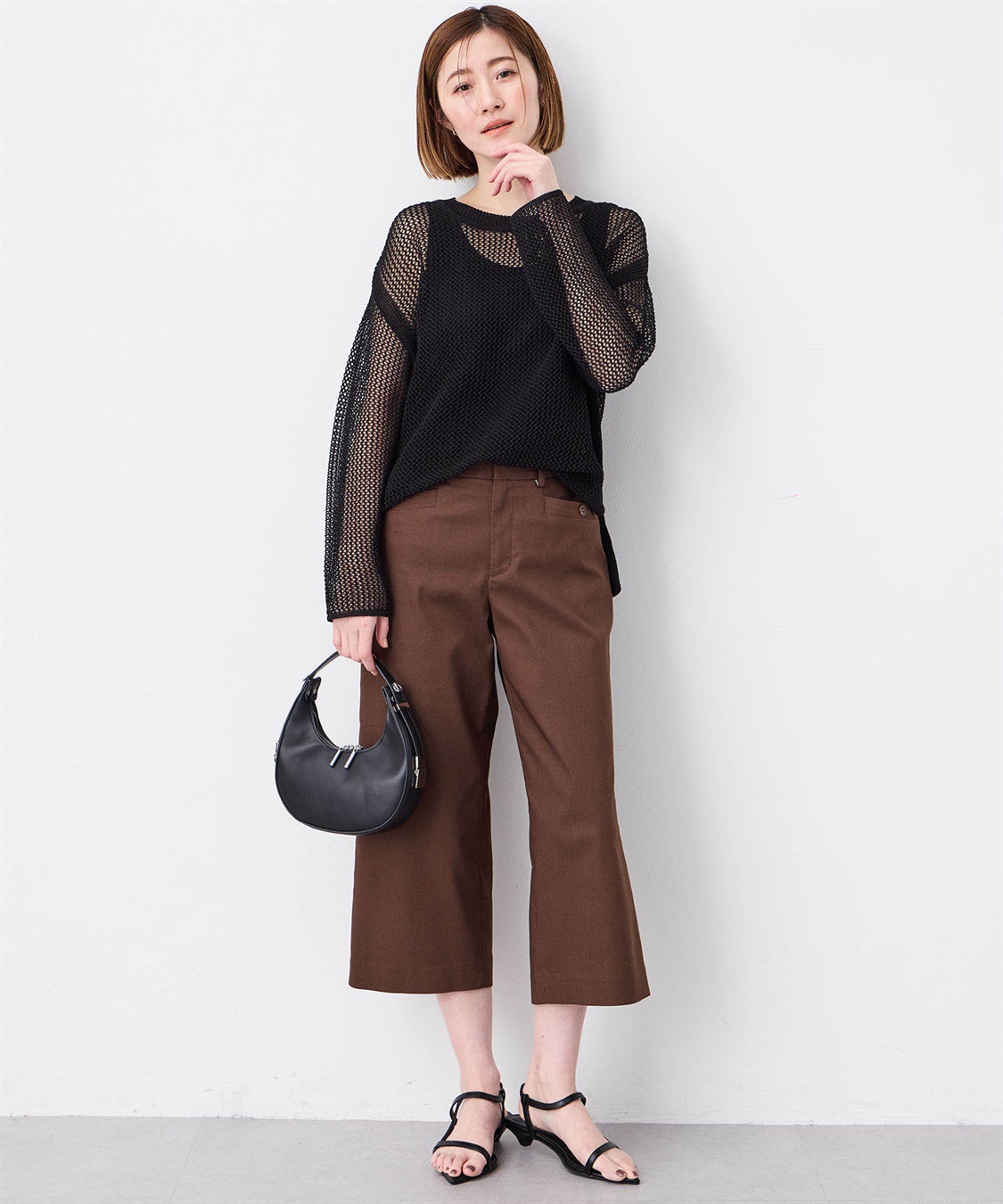 Petit Honfleur メッシュニットプルオーバー_sub_13