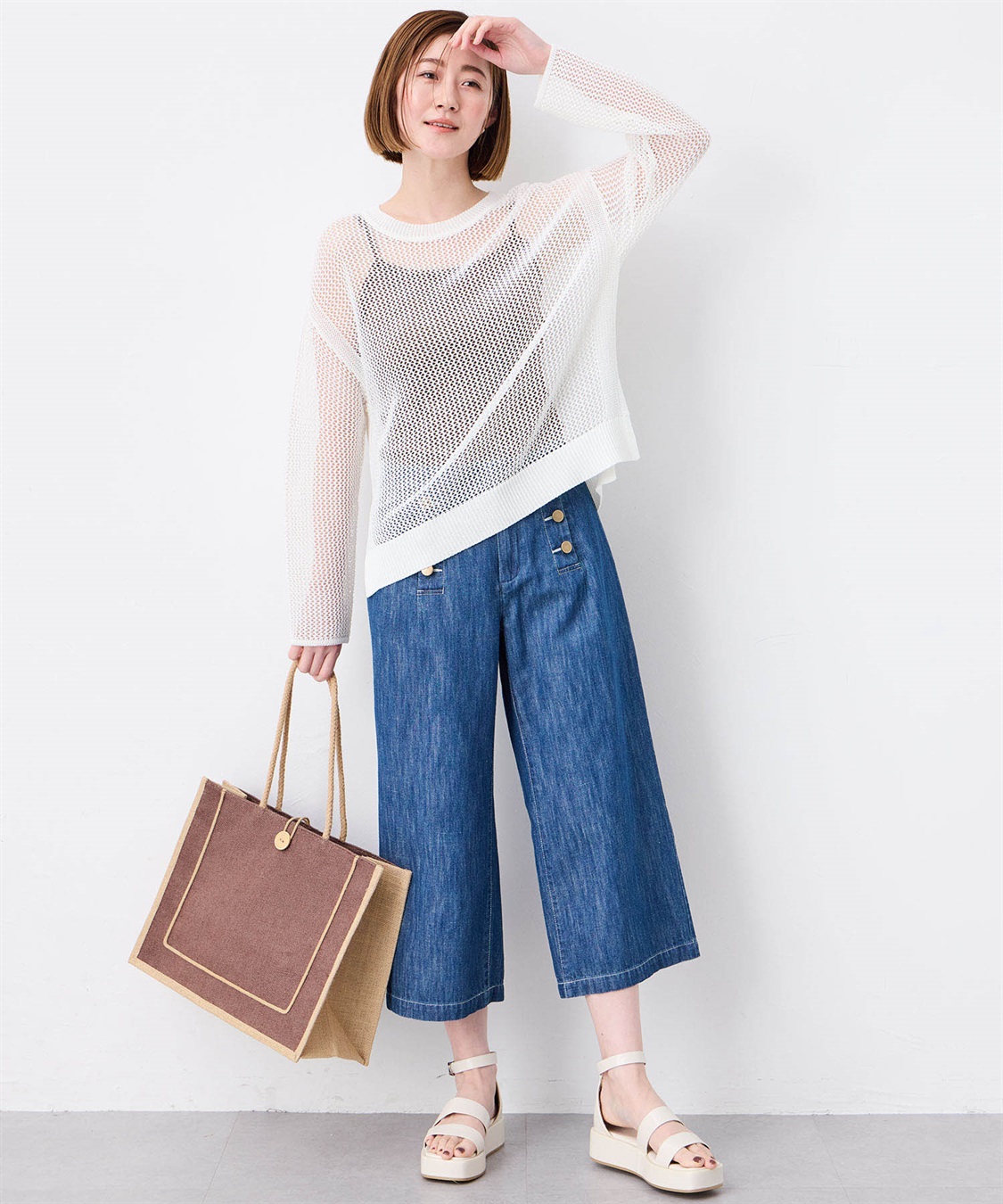 Petit Honfleur メッシュニットプルオーバー_sub_15