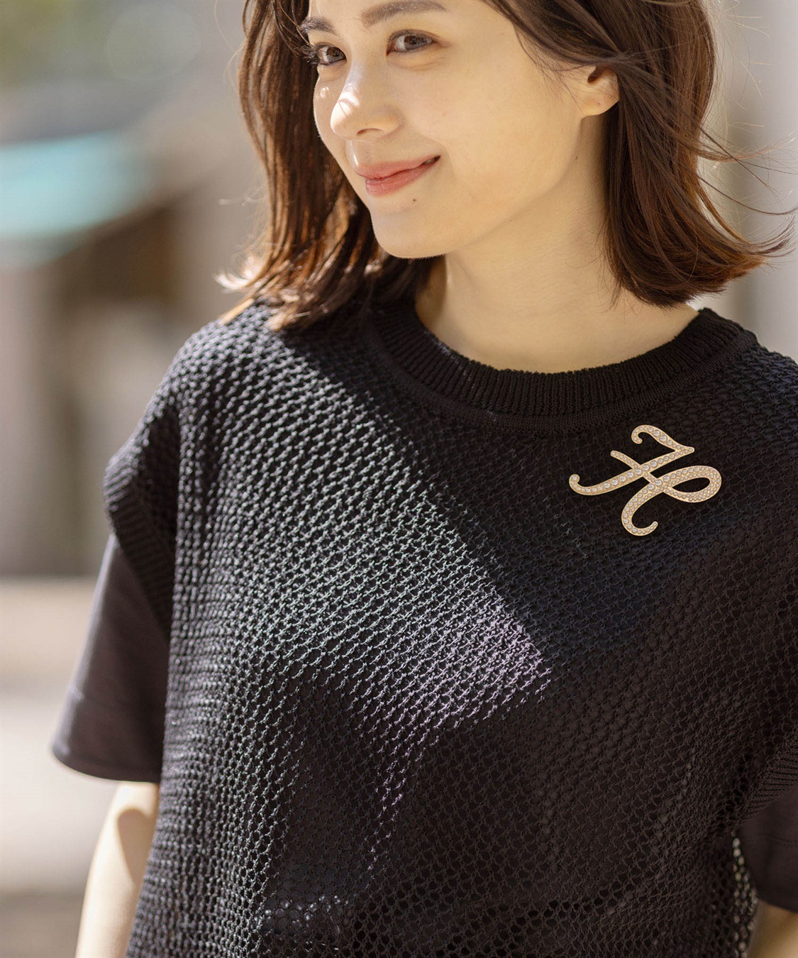 Petit Honfleur メッシュニットベスト_sub_8