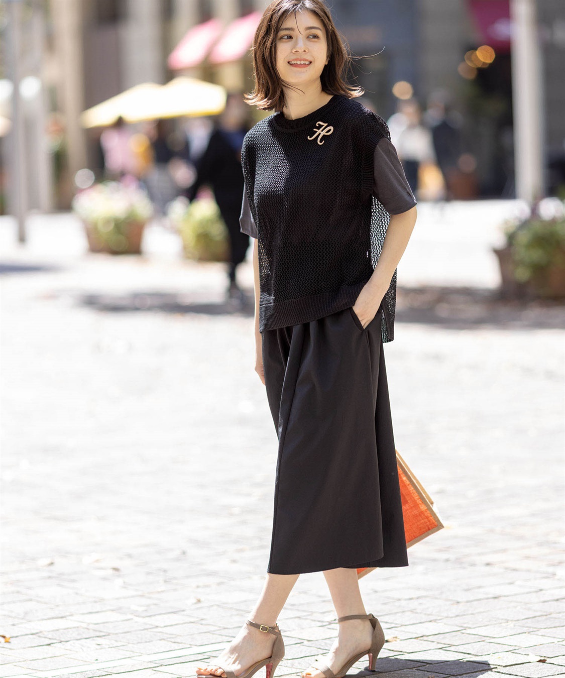 Petit Honfleur メッシュニットベスト_sub_10