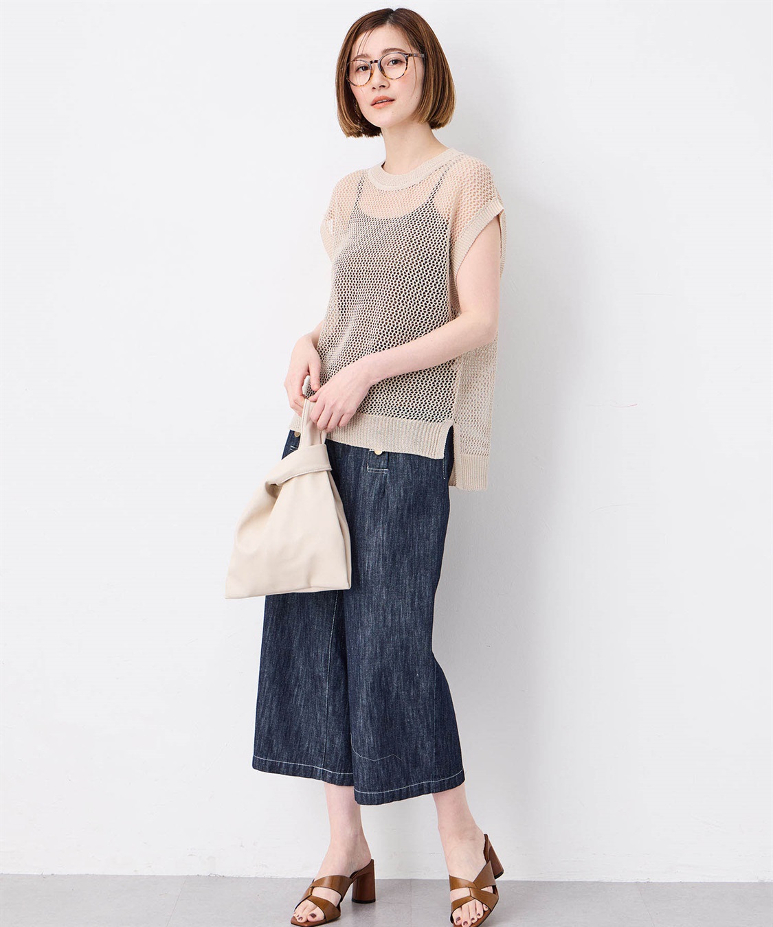 Petit Honfleur メッシュニットベスト_sub_16