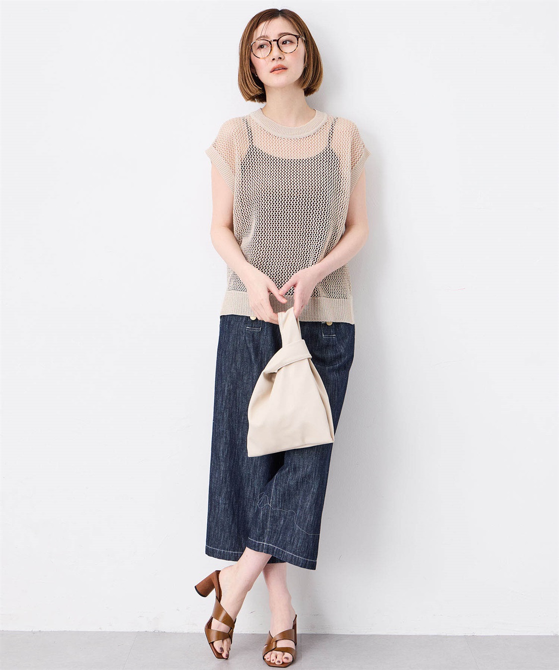 Petit Honfleur メッシュニットベスト_sub_17