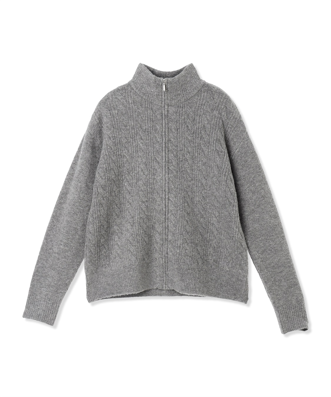 Petit Honfleur ケーブルZIPニットカーディガン【ハンドウォッシャブル】_sub_23