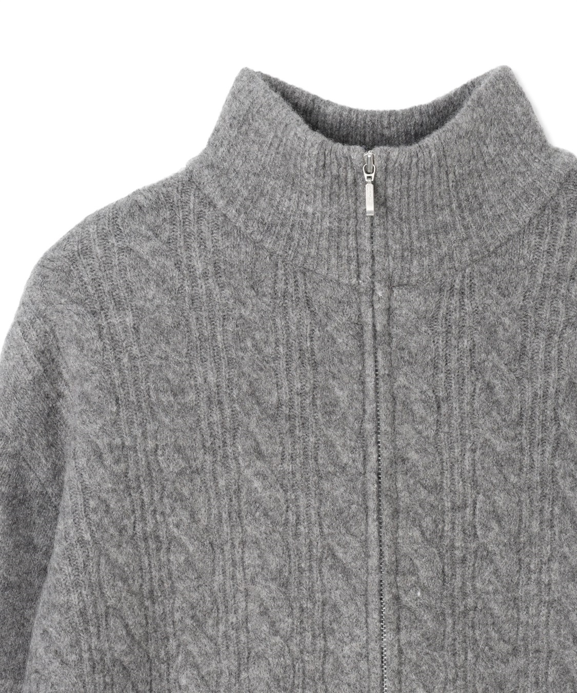 Petit Honfleur ケーブルZIPニットカーディガン【ハンドウォッシャブル】_sub_25