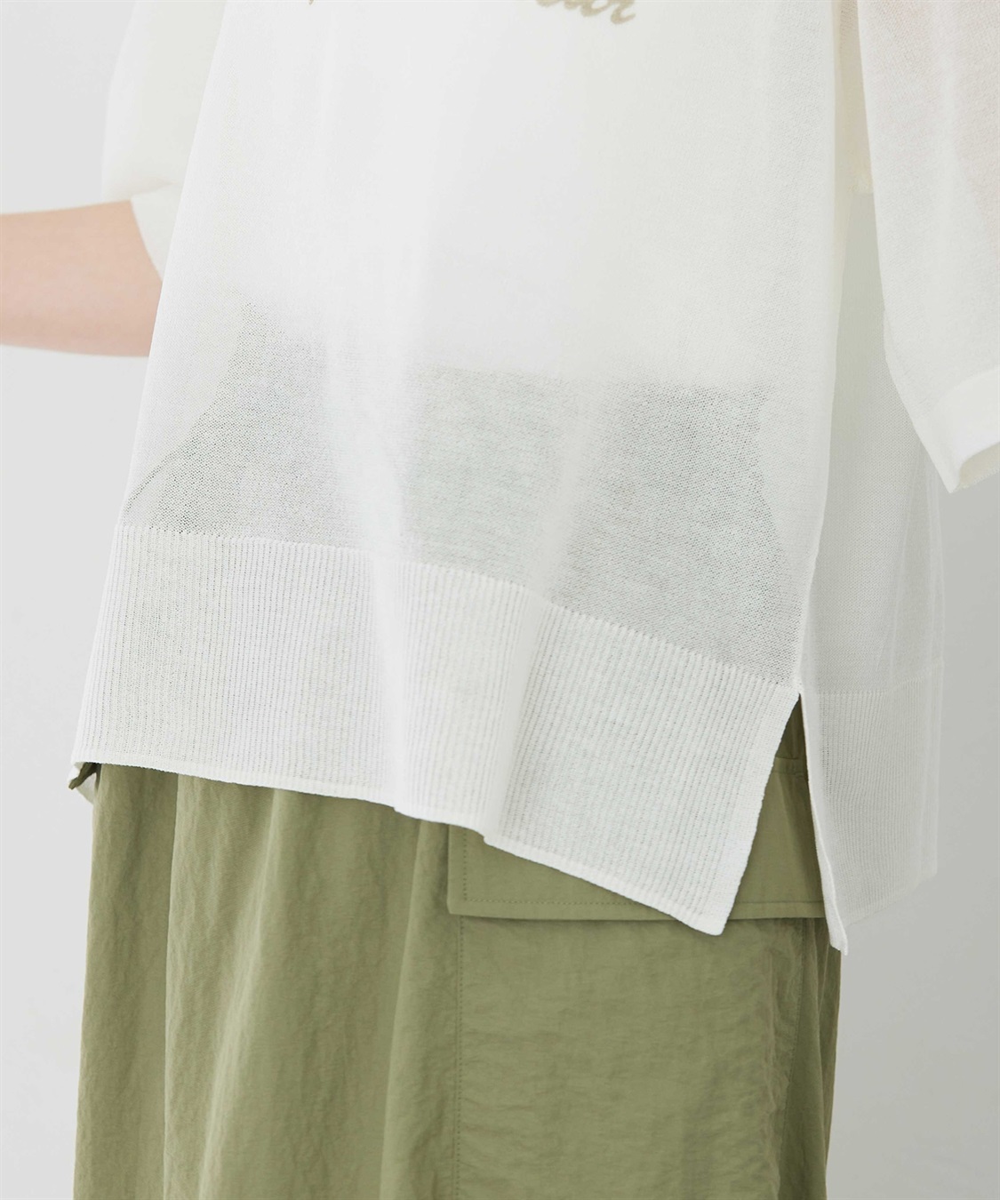 Petit Honfleur ロゴシアーニットプルオーバー_sub_20