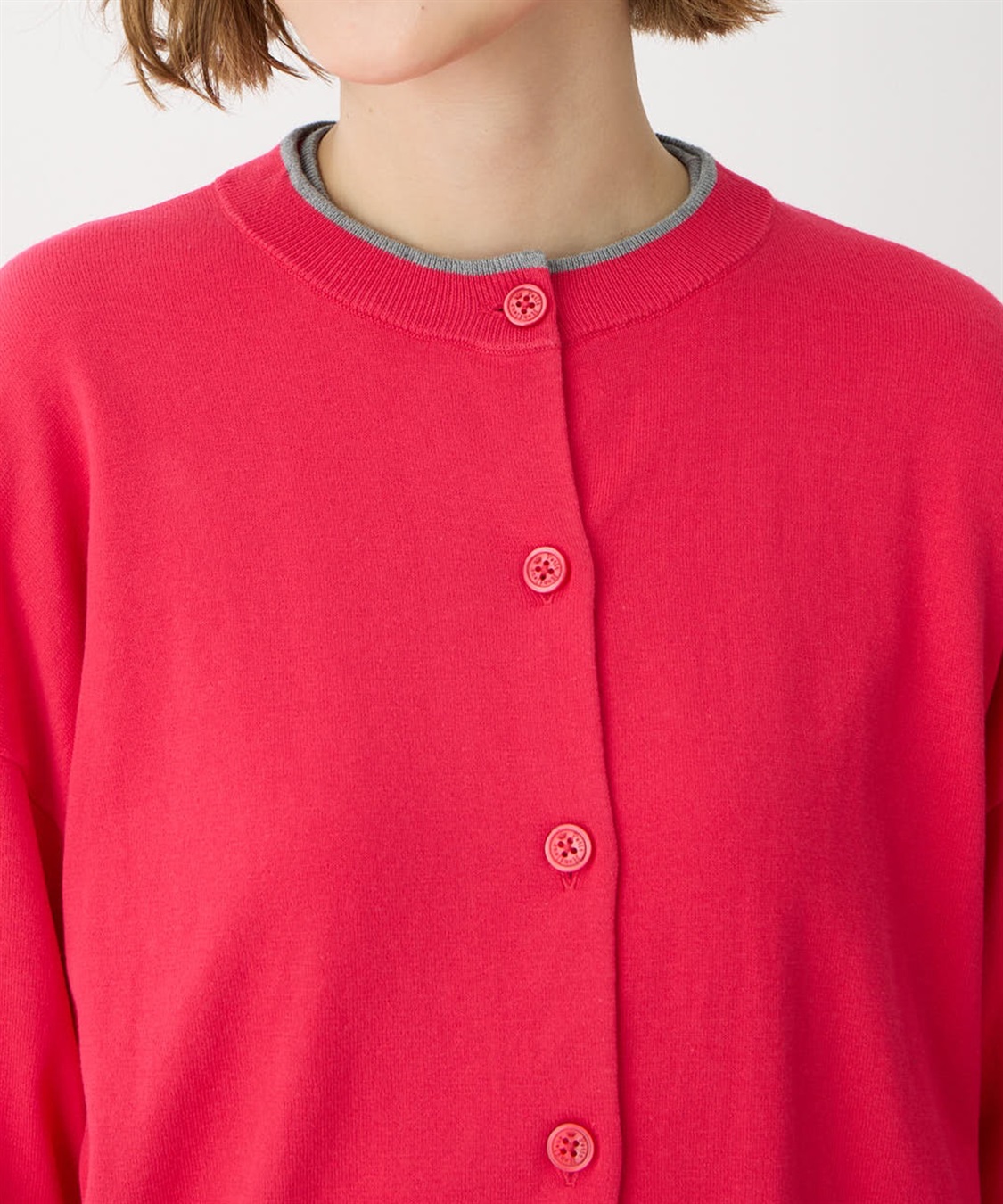 Petit Honfleur バイカラーニットカーディガン_sub_23