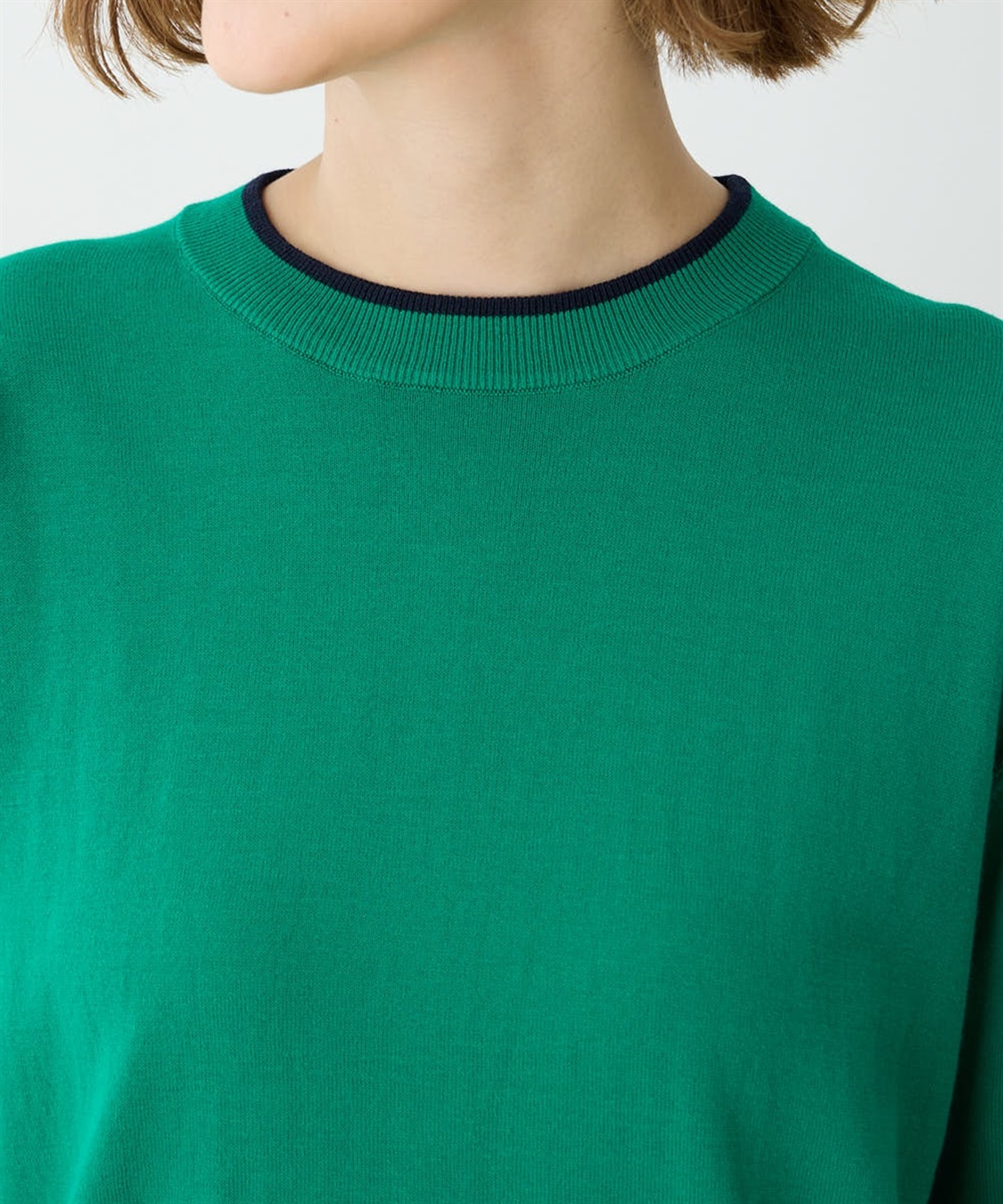 Petit Honfleur バイカラーニットプルオーバー_sub_22