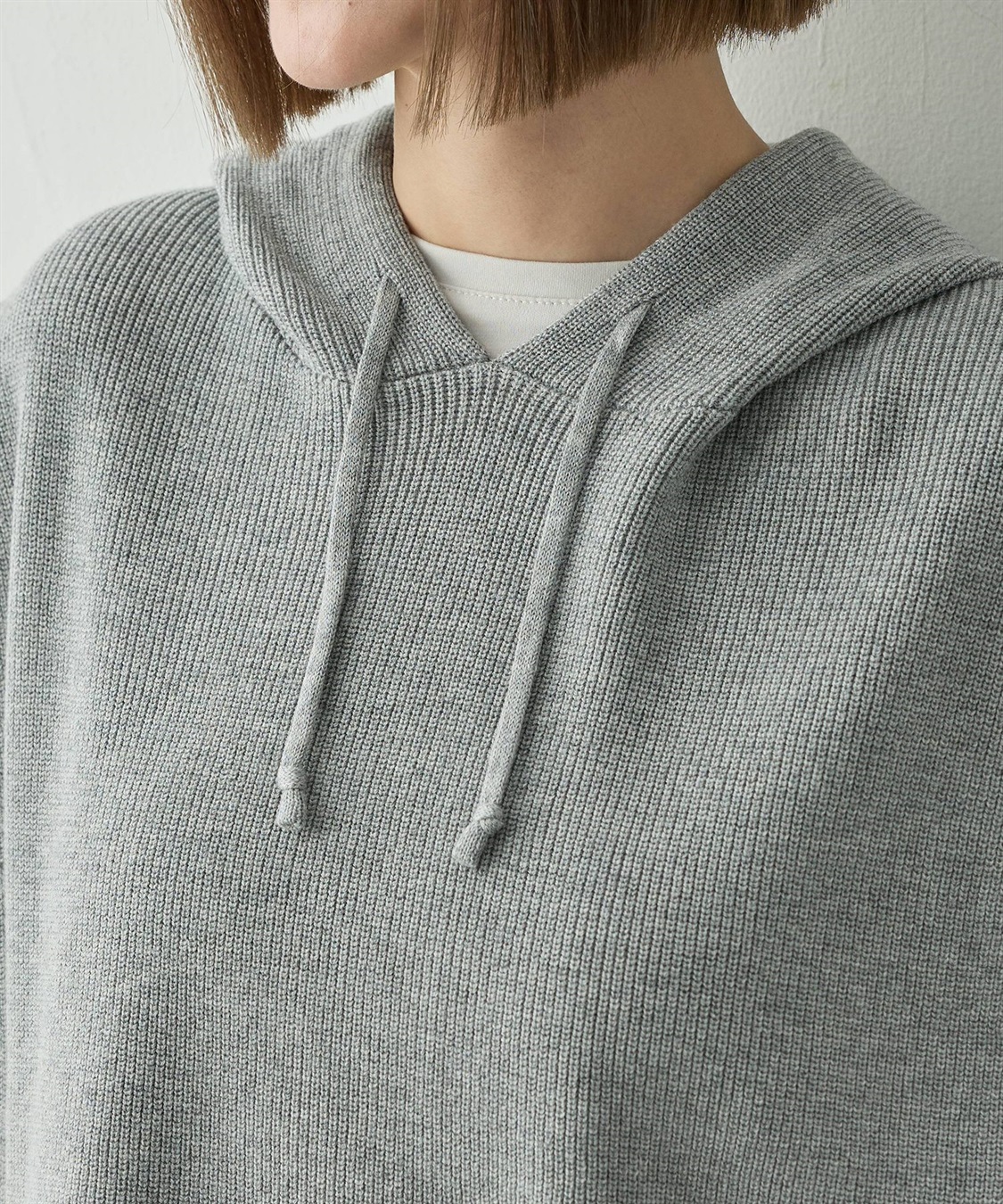 Petit Honfleur フードニットベスト【ウォッシャブル】_sub_16