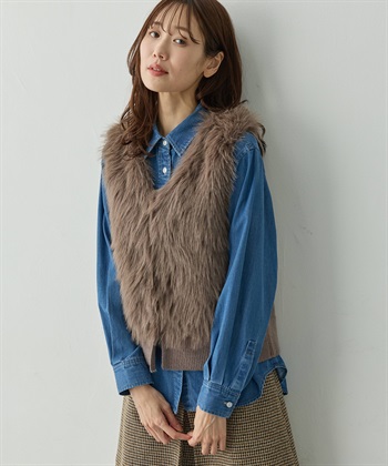 Petit Honfleur ファーベスト【ハンドウォッシャブル】_subthumb_2