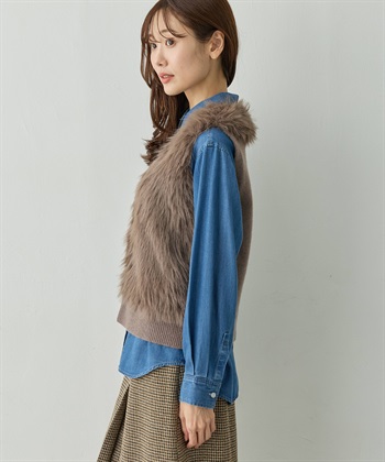 Petit Honfleur ファーベスト【ハンドウォッシャブル】_subthumb_4