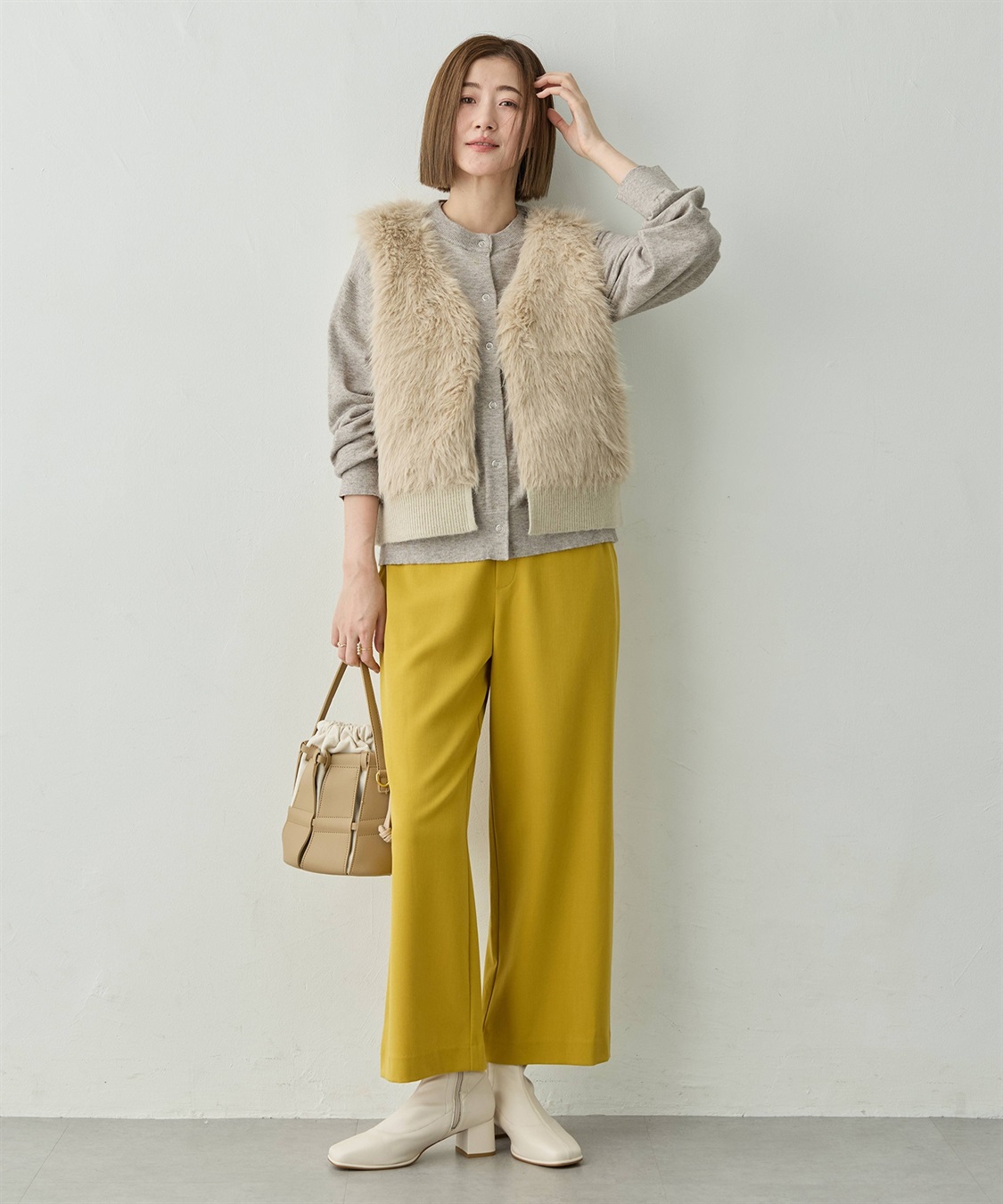 Petit Honfleur ファーベスト【ハンドウォッシャブル】_sub_9