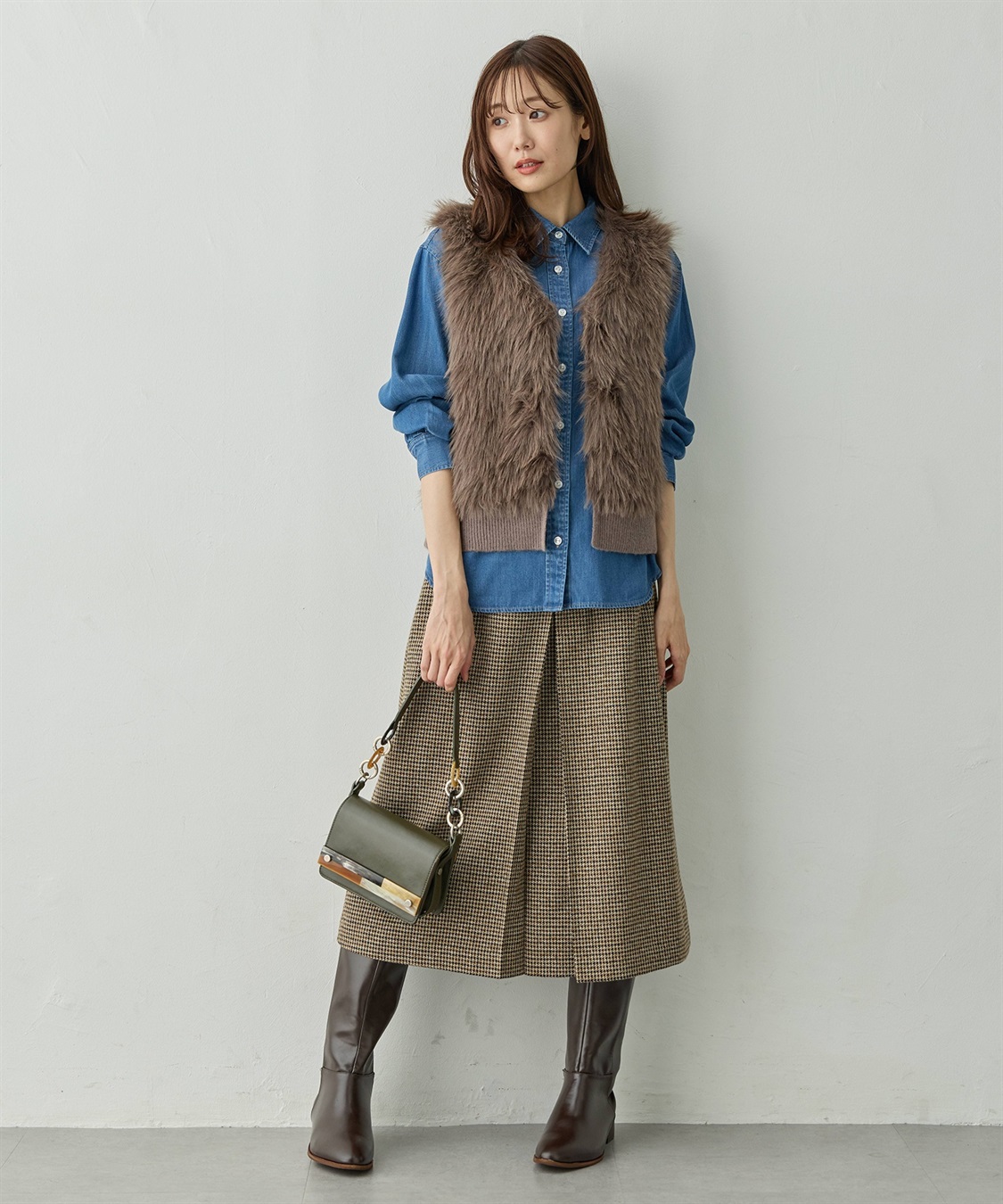 Petit Honfleur ファーベスト【ハンドウォッシャブル】_sub_12