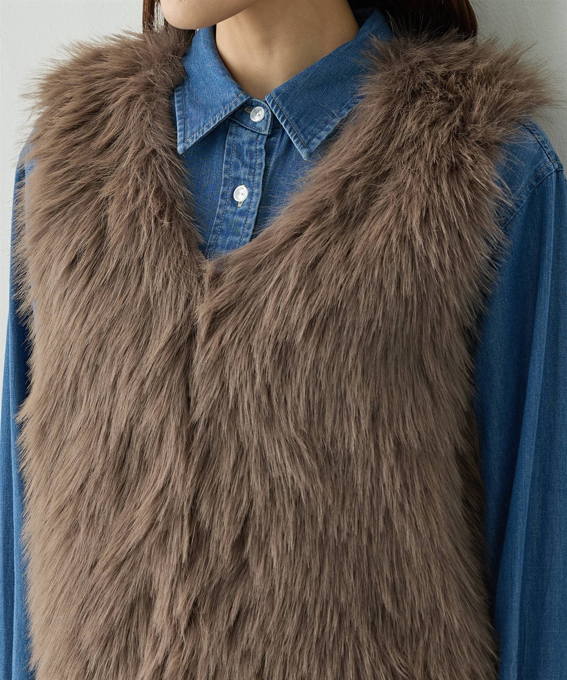 Petit Honfleur ファーベスト【ハンドウォッシャブル】_sub_15