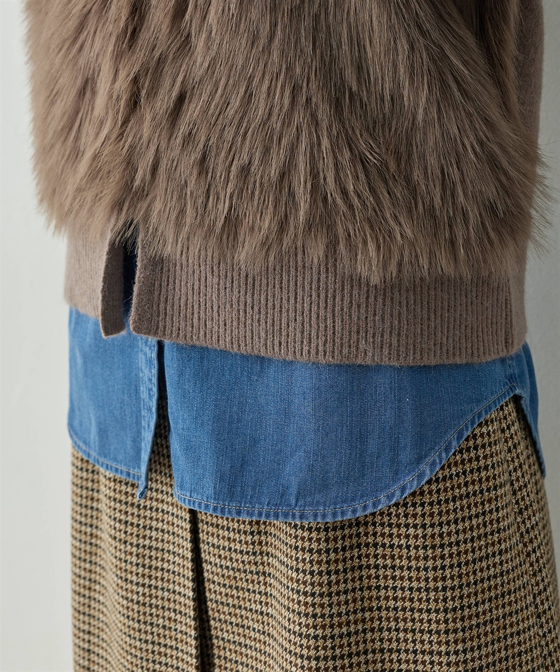 Petit Honfleur ファーベスト【ハンドウォッシャブル】_sub_16