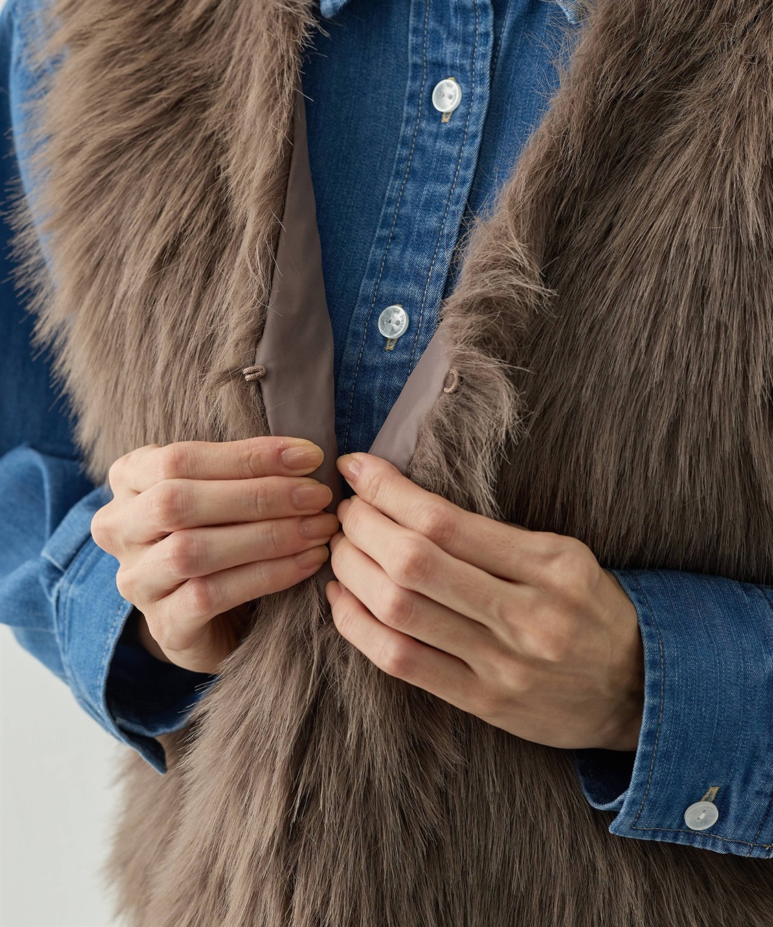 Petit Honfleur ファーベスト【ハンドウォッシャブル】_sub_17