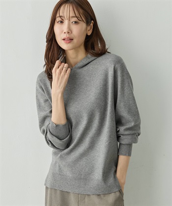 Petit Honfleur フードニットパーカー【ウォッシャブル】_subthumb_6