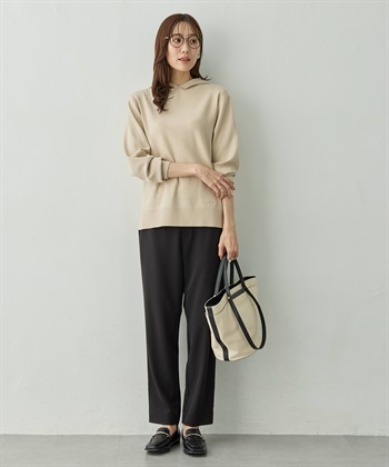 Petit Honfleur フードニットパーカー【ウォッシャブル】_subthumb_11