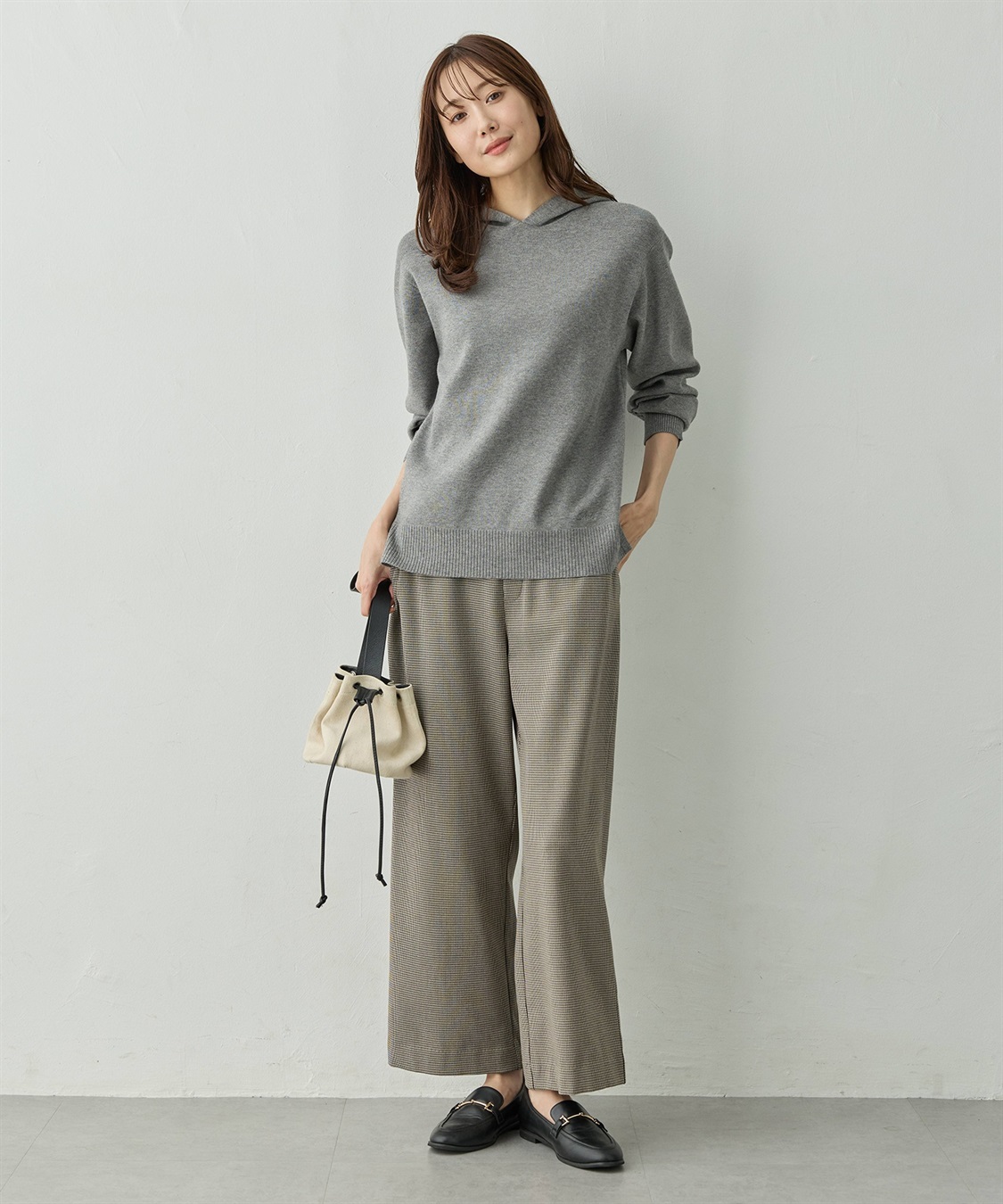 Petit Honfleur フードニットパーカー【ウォッシャブル】_sub_16