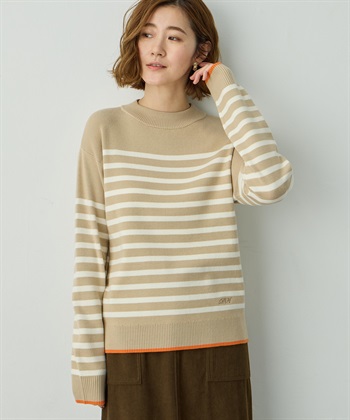 Petit Honfleur ボーダーブルオーバー_subthumb_1