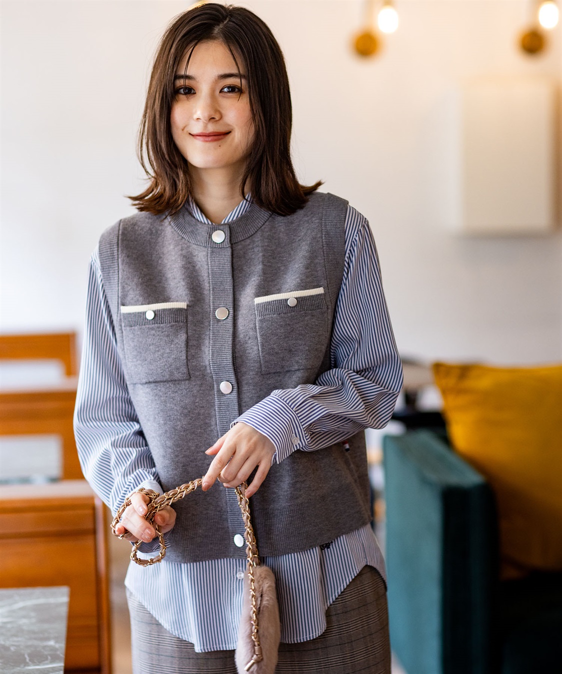 Petit Honfleur ニットベスト_sub_1