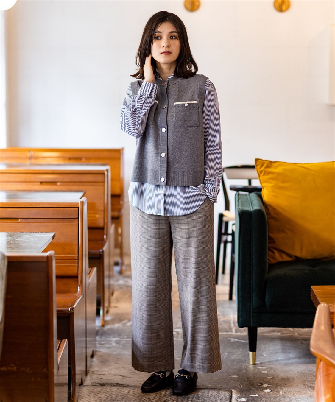 Petit Honfleur ニットベスト_sub_2