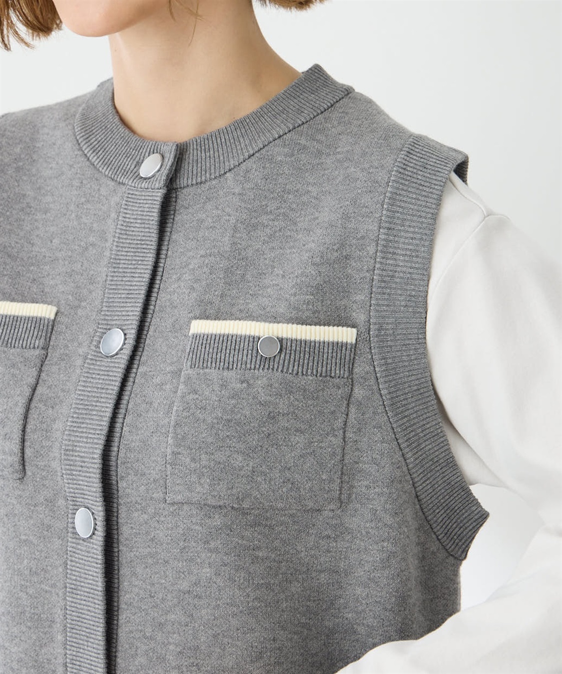 Petit Honfleur ニットベスト_sub_16