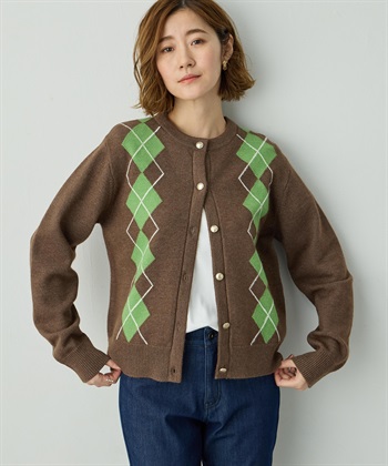 Petit Honfleur アーガイルカーディガン_subthumb_7