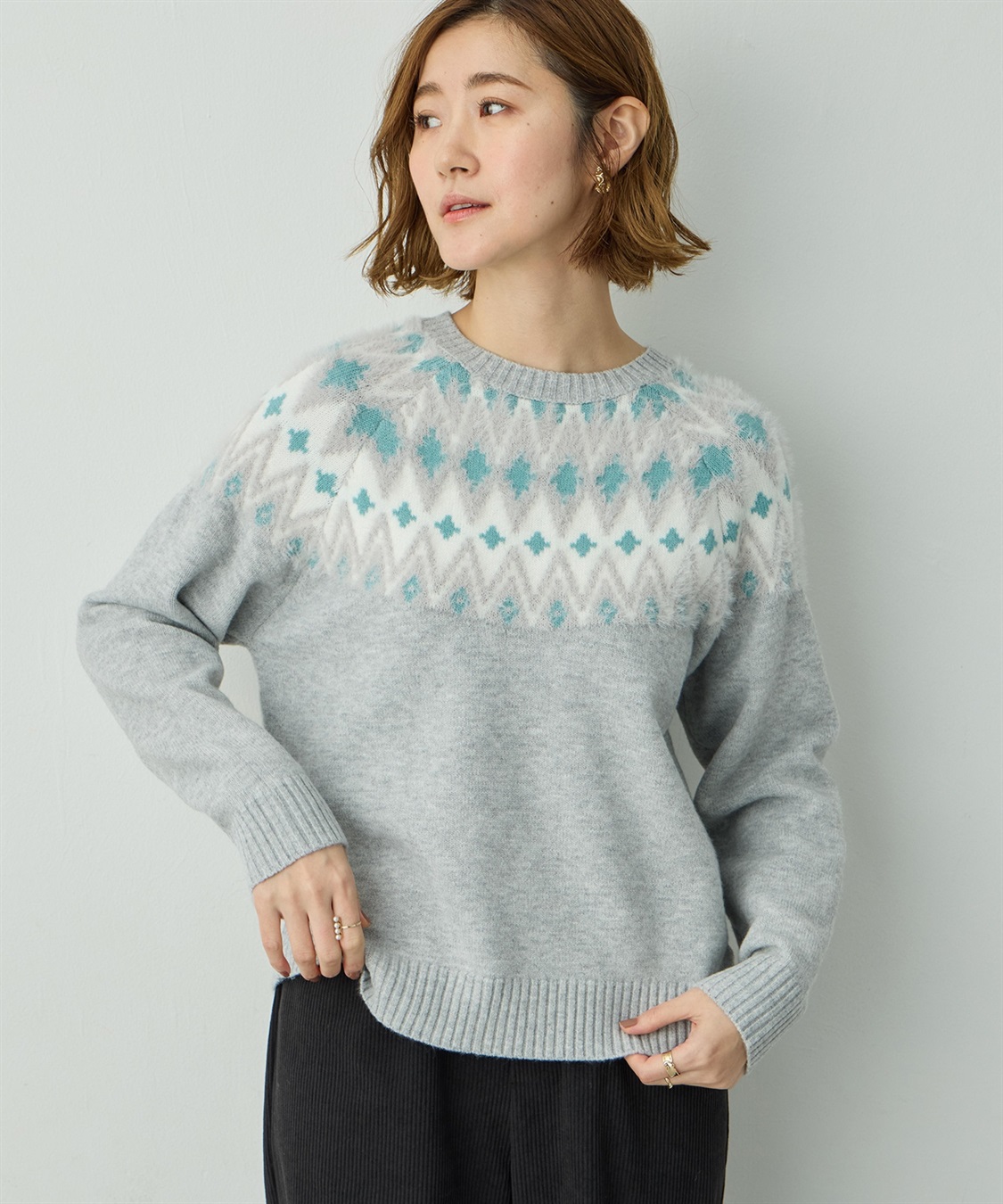 Petit Honfleur フェアアイルニット_sub_1