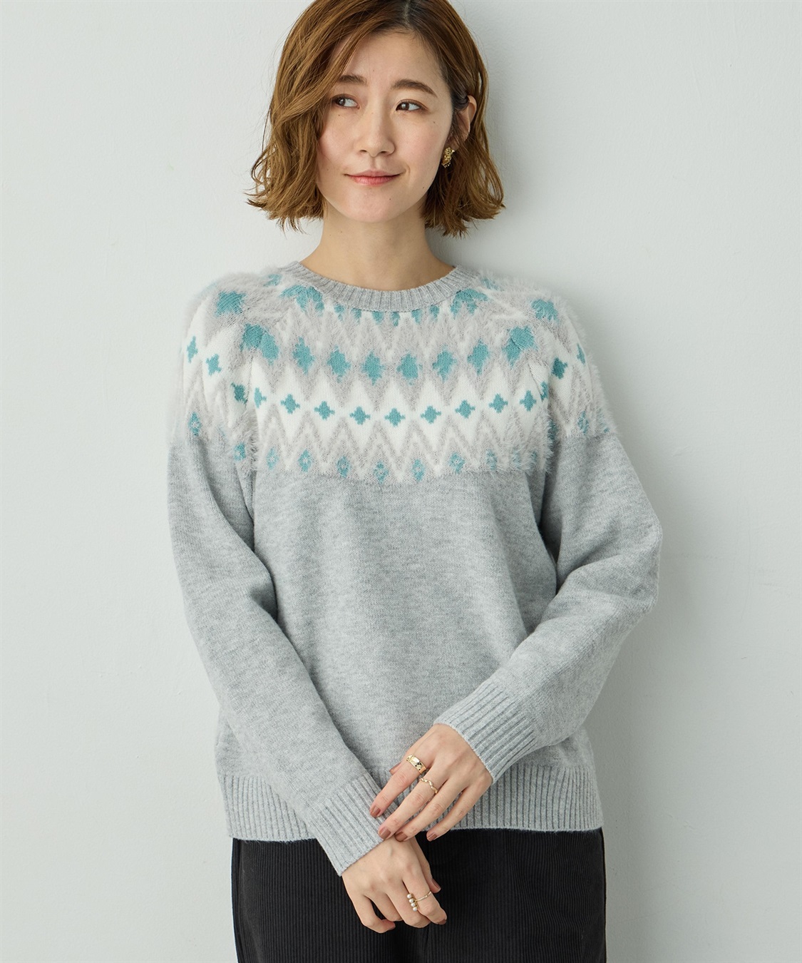 Petit Honfleur フェアアイルニット_sub_2