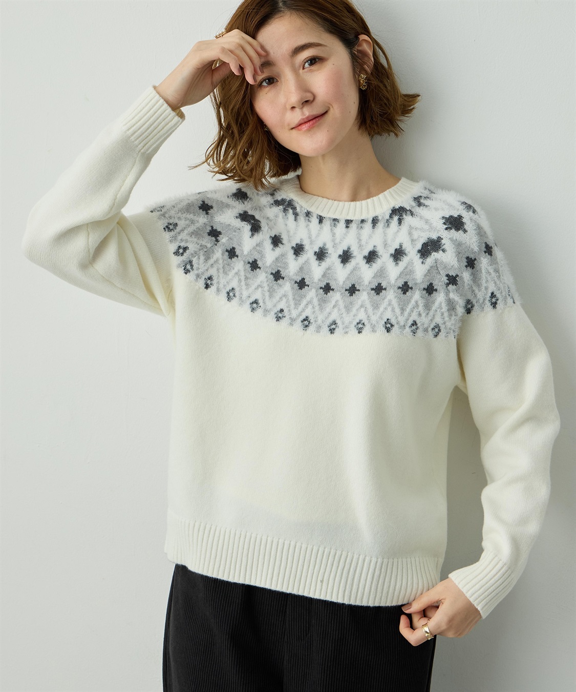 Petit Honfleur フェアアイルニット_sub_7