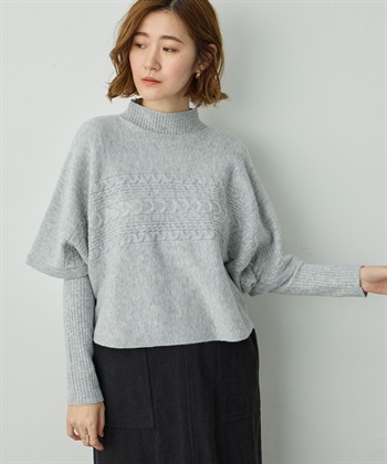 Petit Honfleur ポンチョアンサンブルニット_subthumb_9