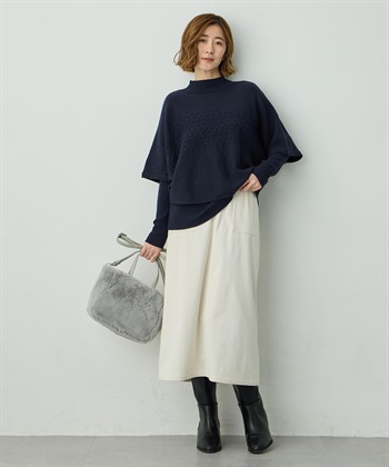 Petit Honfleur ポンチョアンサンブルニット_subthumb_13