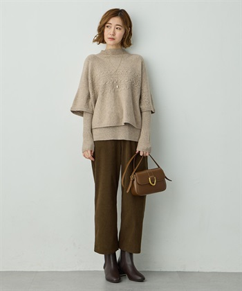 Petit Honfleur ポンチョアンサンブルニット_subthumb_16