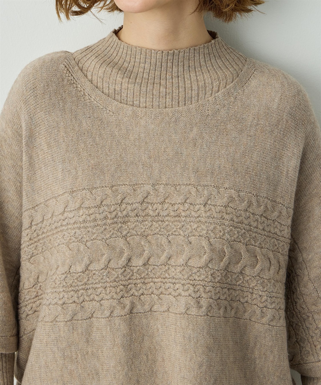 Petit Honfleur ポンチョアンサンブルニット_sub_19