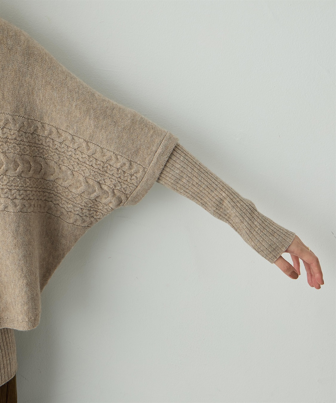 Petit Honfleur ポンチョアンサンブルニット_sub_20