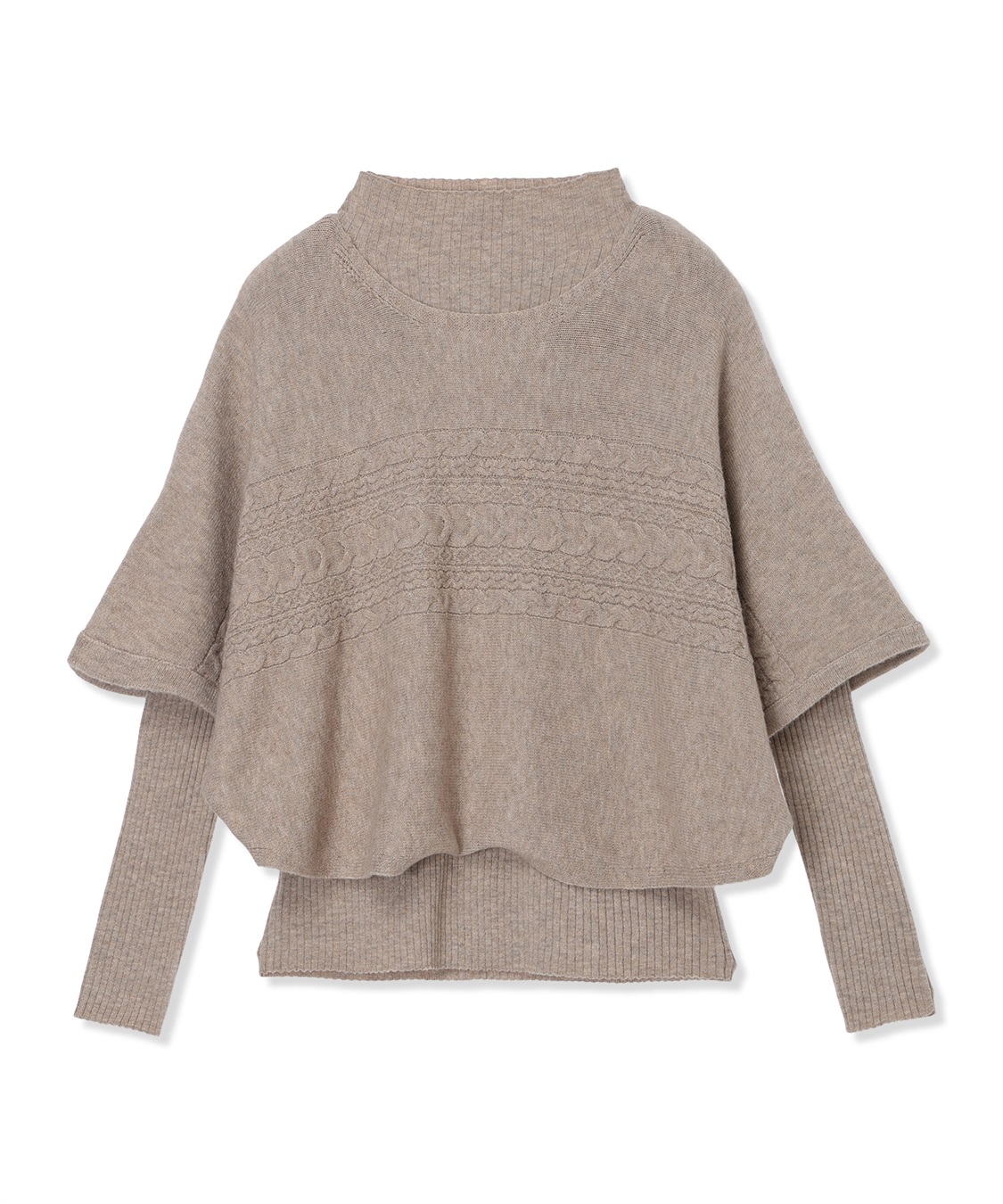 Petit Honfleur ポンチョアンサンブルニット_sub_22