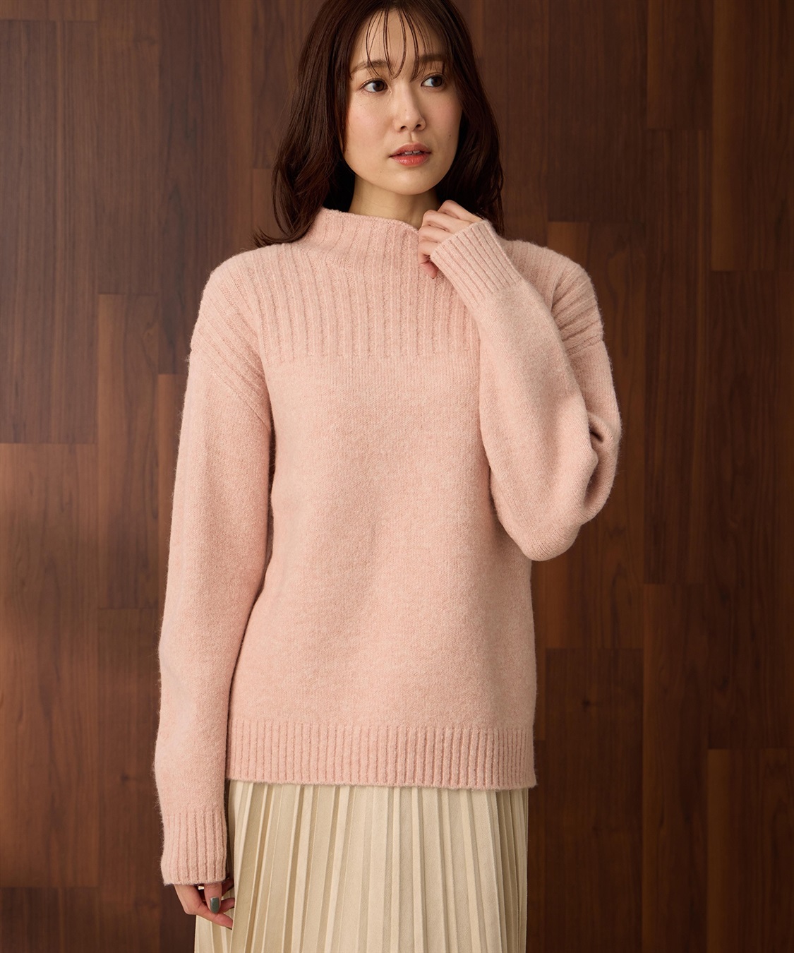 Petit Honfleur カラーネップニットプルオーバー【ハンドウォッシャブル】_sub_7