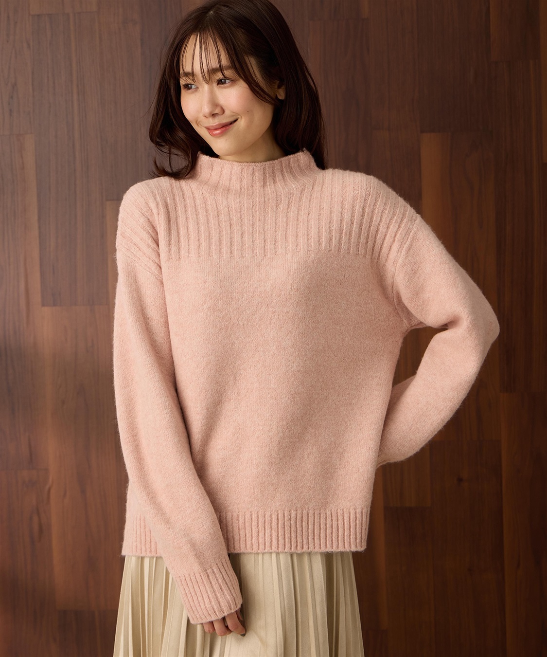 Petit Honfleur カラーネップニットプルオーバー【ハンドウォッシャブル】_sub_9