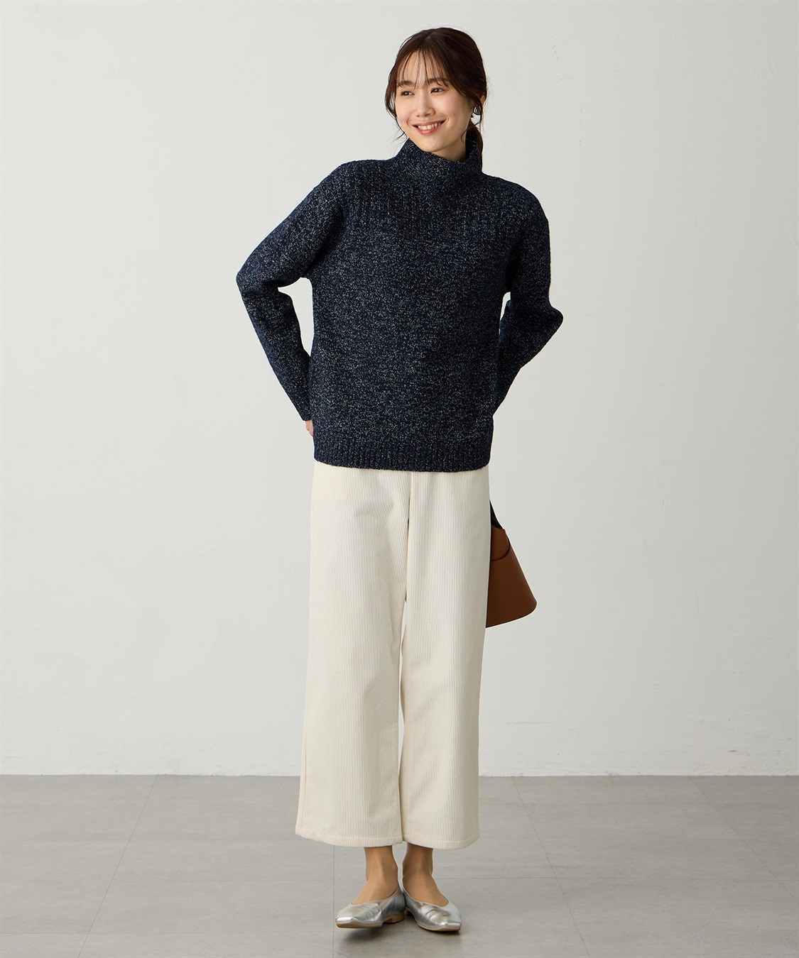 Petit Honfleur カラーネップニットプルオーバー【ハンドウォッシャブル】_sub_13