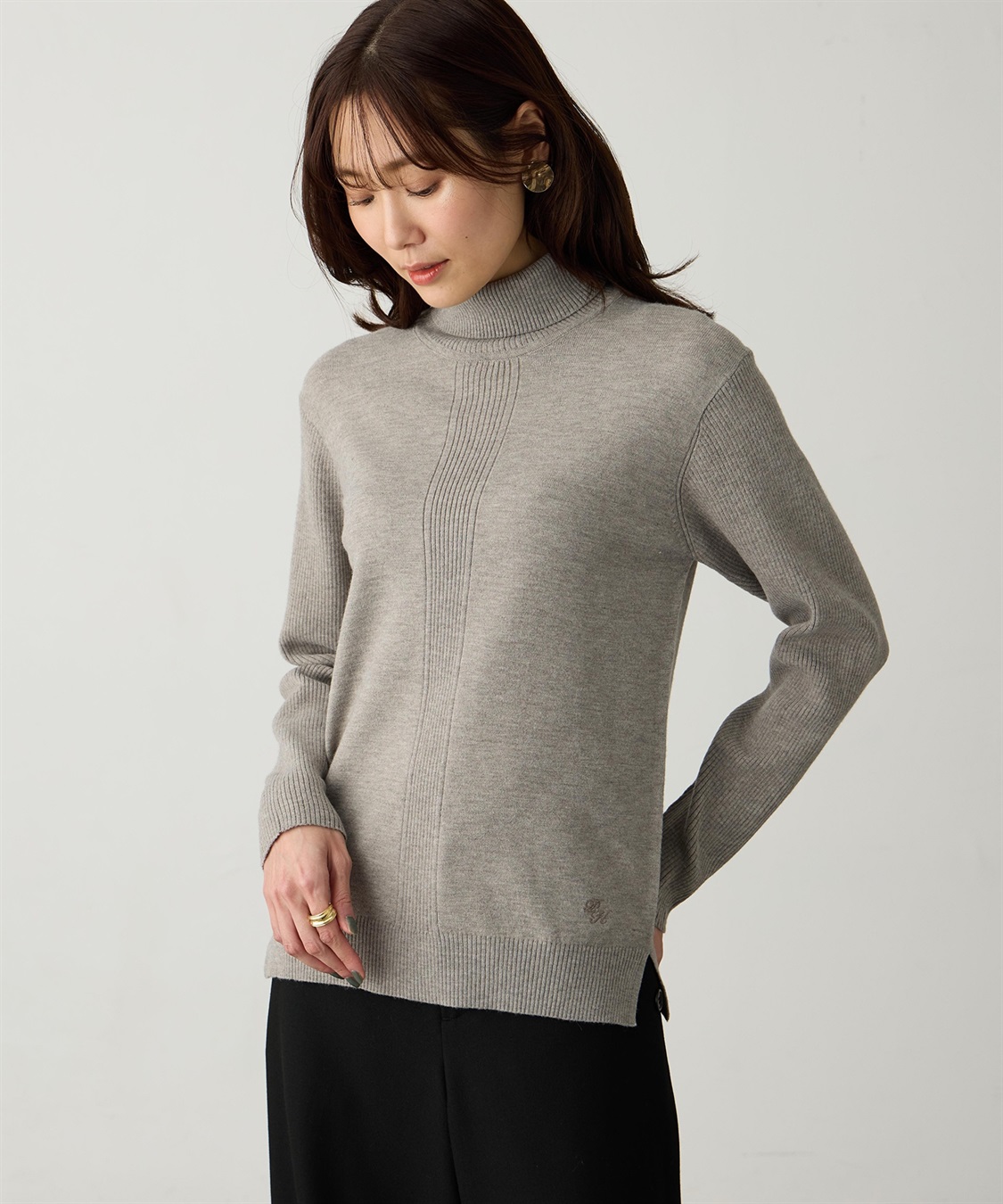 Petit Honfleur タートルネックプルオーバー_sub_4