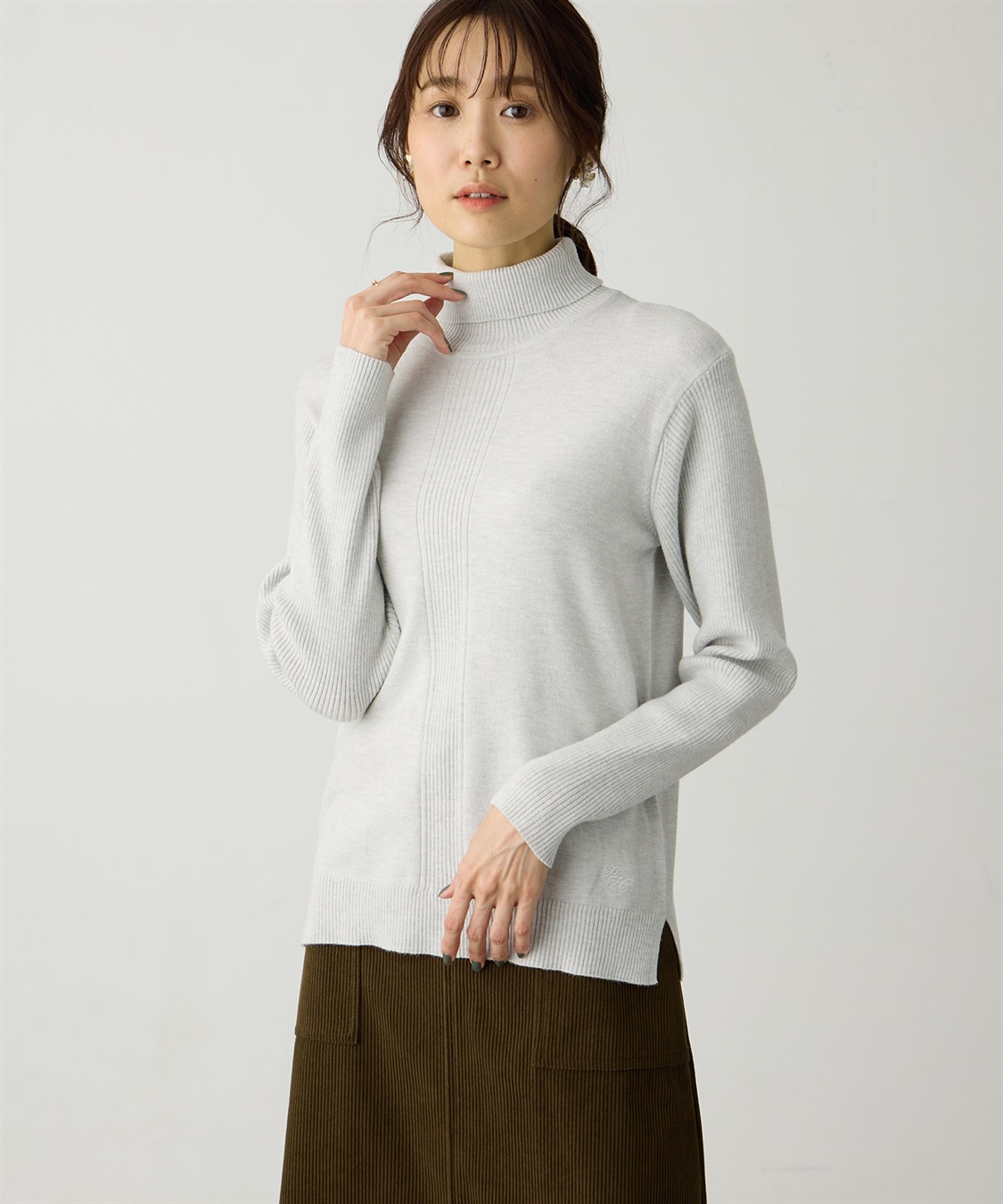 Petit Honfleur タートルネックプルオーバー_sub_6