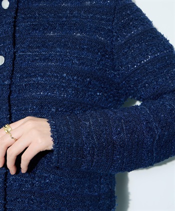 Petit Honfleur ツイード風ニットクルーカーディガン【ハンドウォッシャブル】_subthumb_20