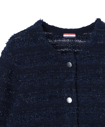 Petit Honfleur ツイード風ニットクルーカーディガン【ハンドウォッシャブル】_subthumb_24