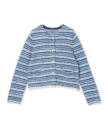 Petit Honfleur ツイード風ニットクルーカーディガン【ハンドウォッシャブル】_subthumb_29