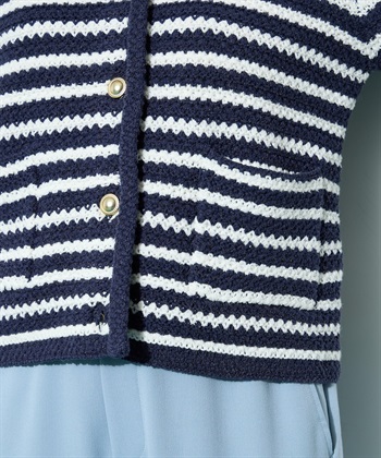 Petit Honfleur ボーダーカーディガン_subthumb_14