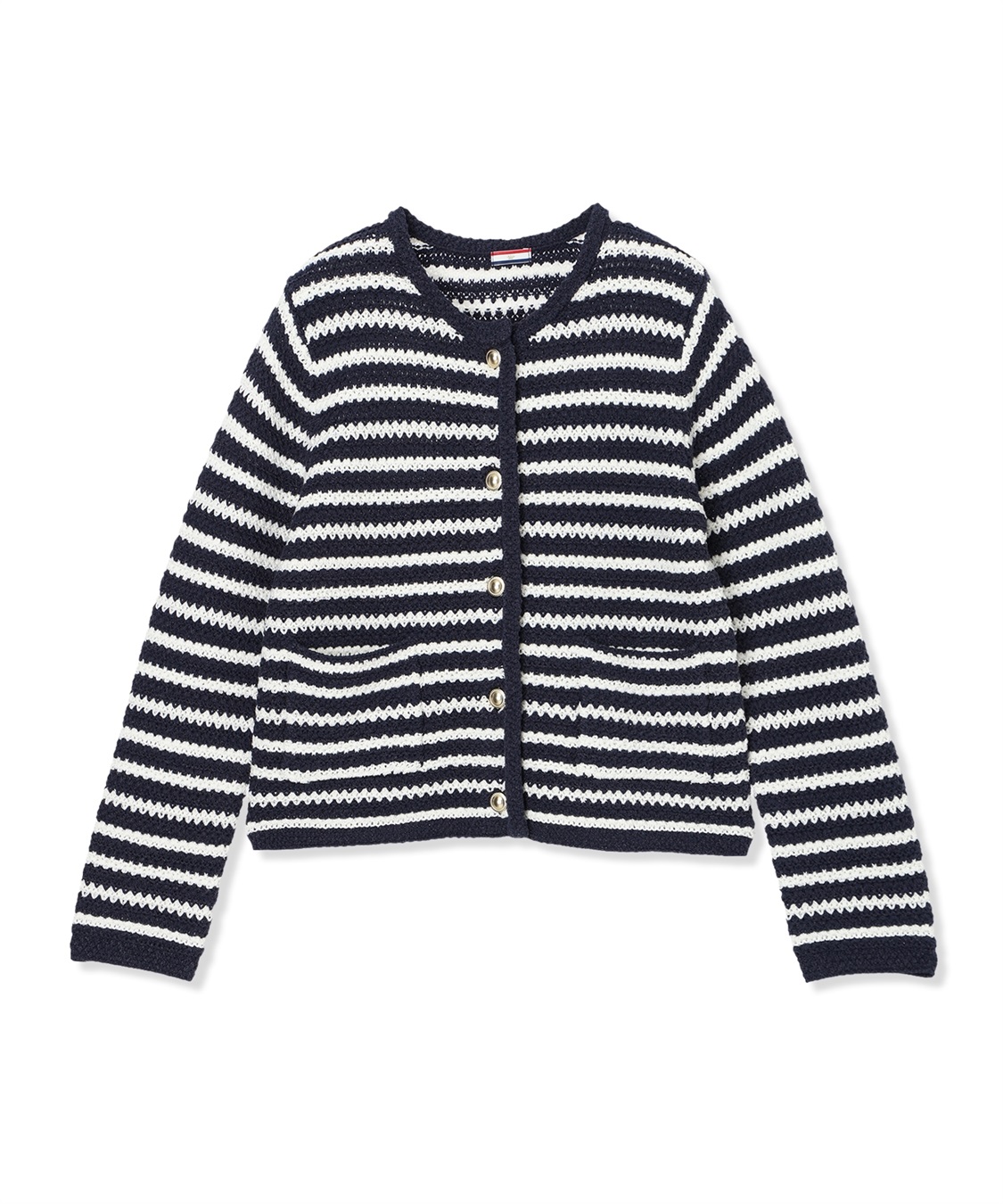 Petit Honfleur ボーダーカーディガン_sub_15