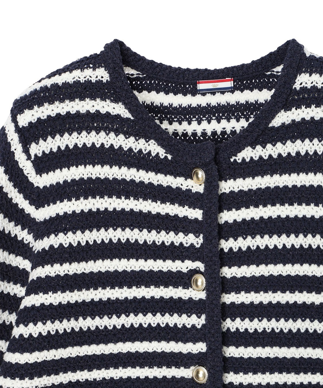 Petit Honfleur ボーダーカーディガン_sub_17
