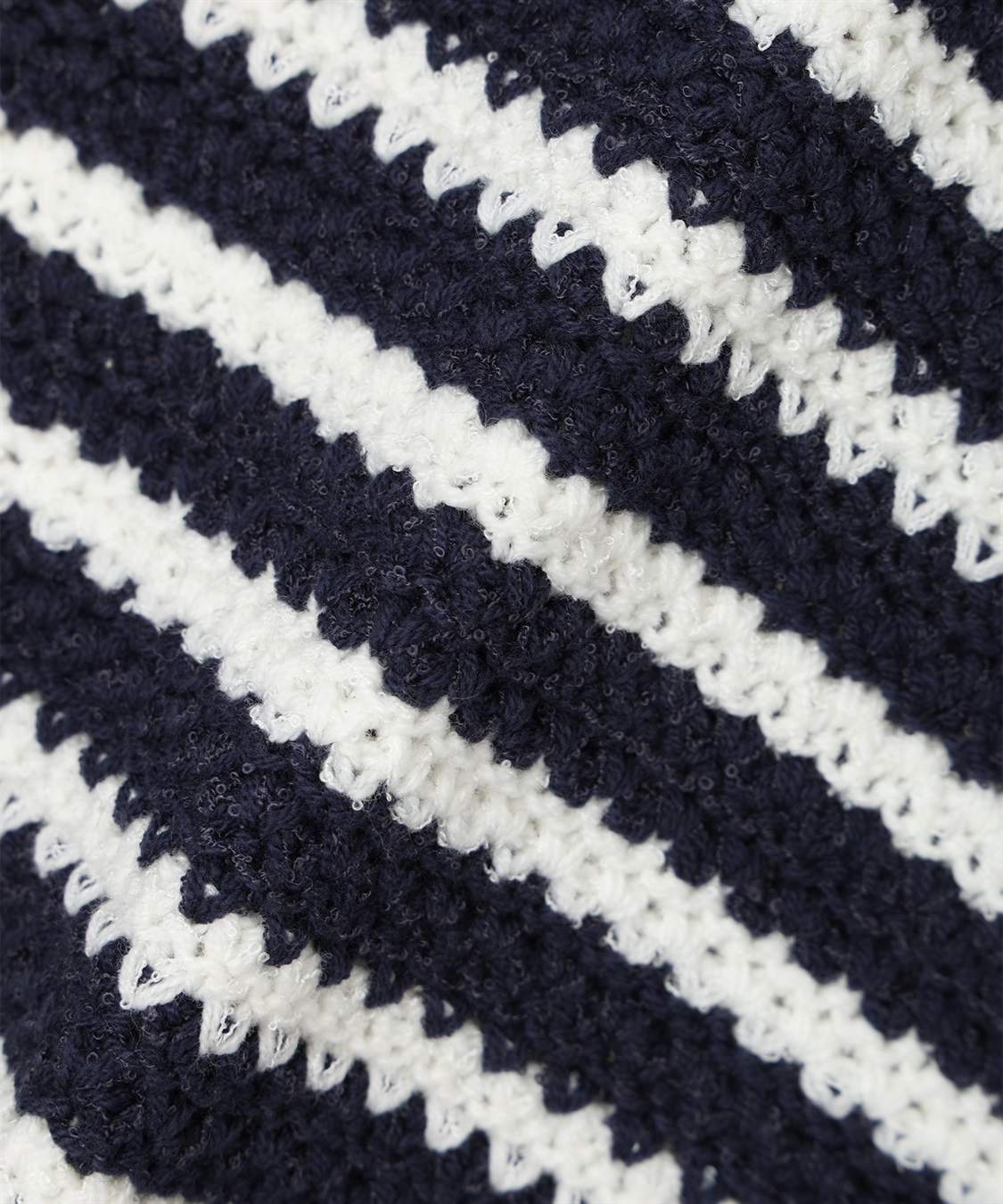 Petit Honfleur ツイード風ボーダーニットカーディガン【ハンドウォッシャブル】_sub_21