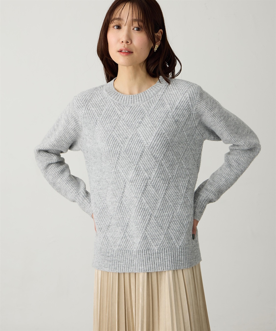 Petit Honfleur ダイヤニットプルオーバー_sub_5